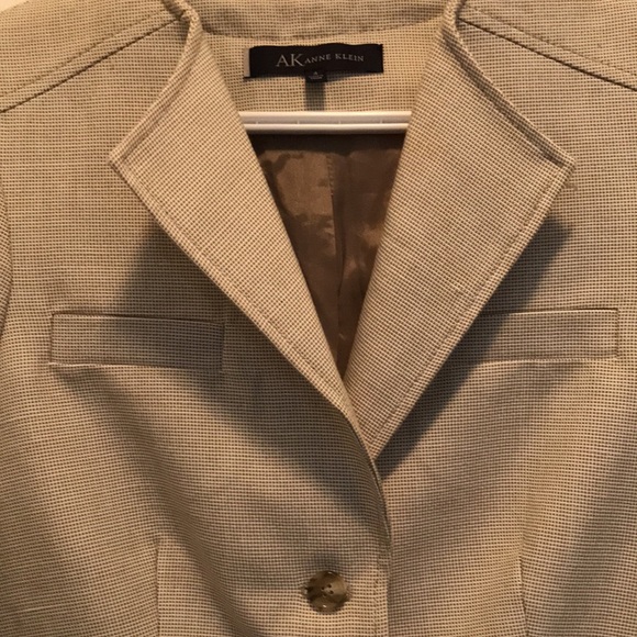 🧵 Anne Klein Beige Blazer - Picture 3 of 4